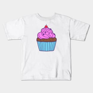 Cute Cupcake Design Kids T-Shirt